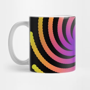 Galaxy Spiral | Light Sunset Yellow Red Blue Mug